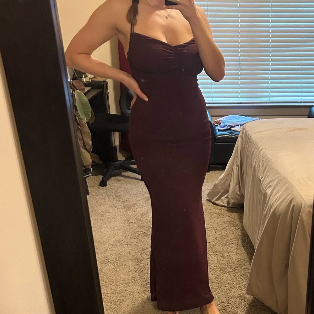 Princess Polly Wine Formal Dress